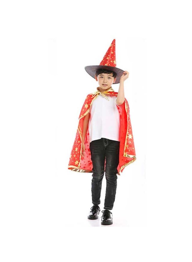 Cape & Hat, Red - Set, China