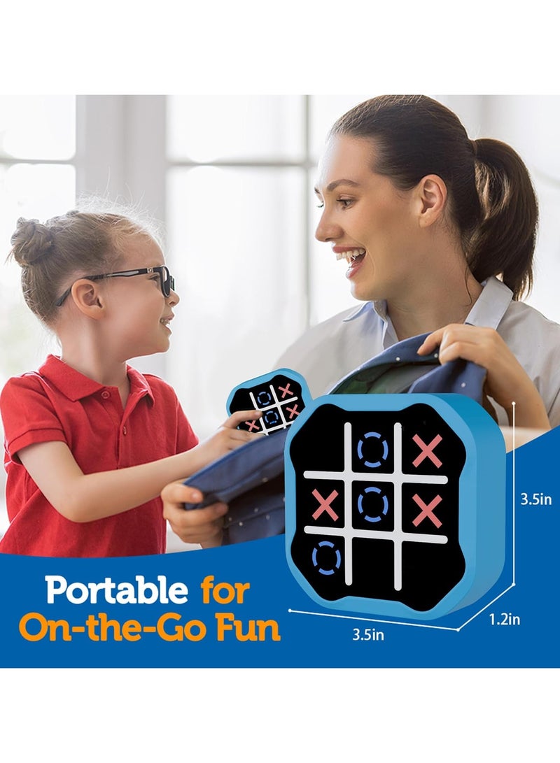 Children's Handheld Game, 3-in-1 Electronic Tic-Tac-Toe Toy with Memory Challenge and Silent Mode, Fun Gift for Boys and Girls - Image 2