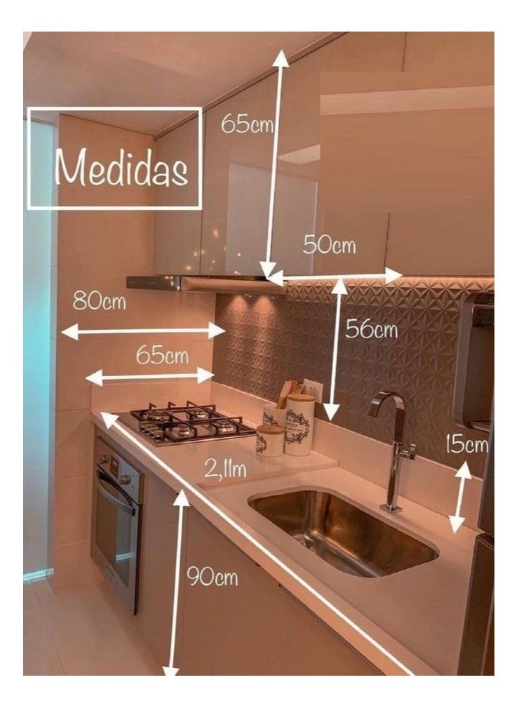 Elmanar Stainless Steel Kitchen Sink - Size 62*45*22*1mm
