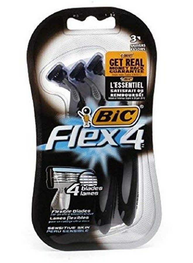 Bic Flex 4 Blades With 3 Disposable Handles In The Package - Image 2