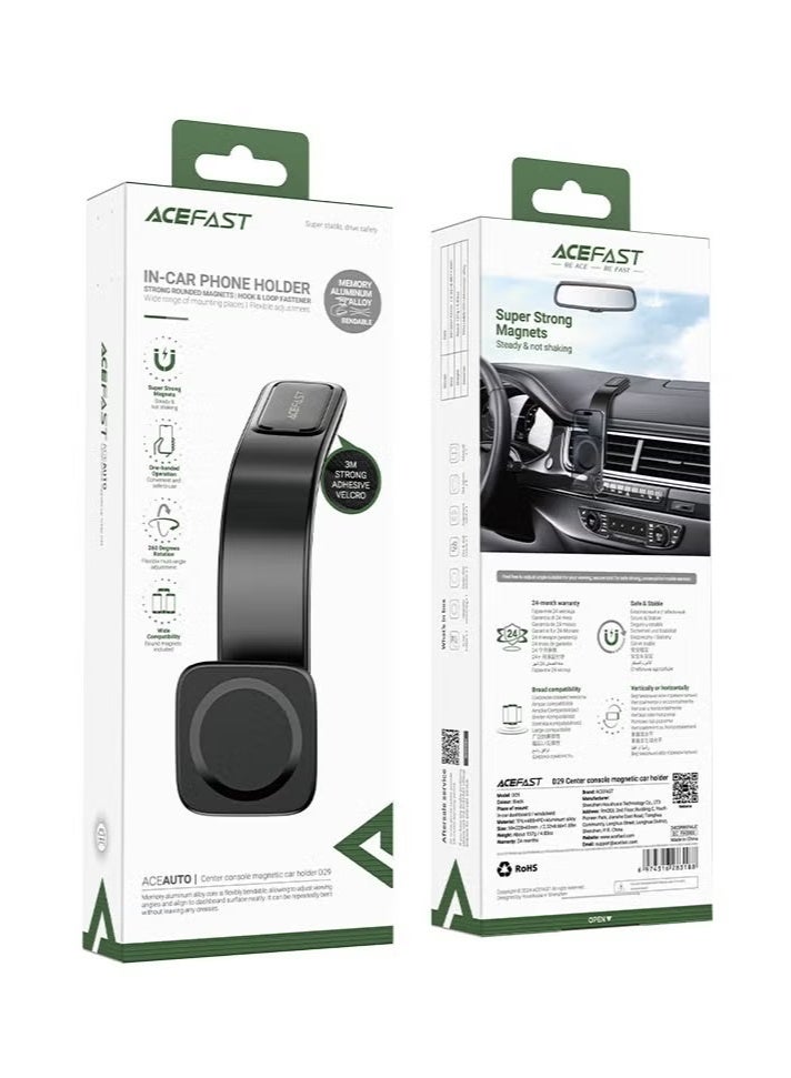 ACEFAST D29 AceAuto Center Console Magnetic Car Holder – Strong Magnetic Grip, 360° Adjustable, Sleek Design - Image 1