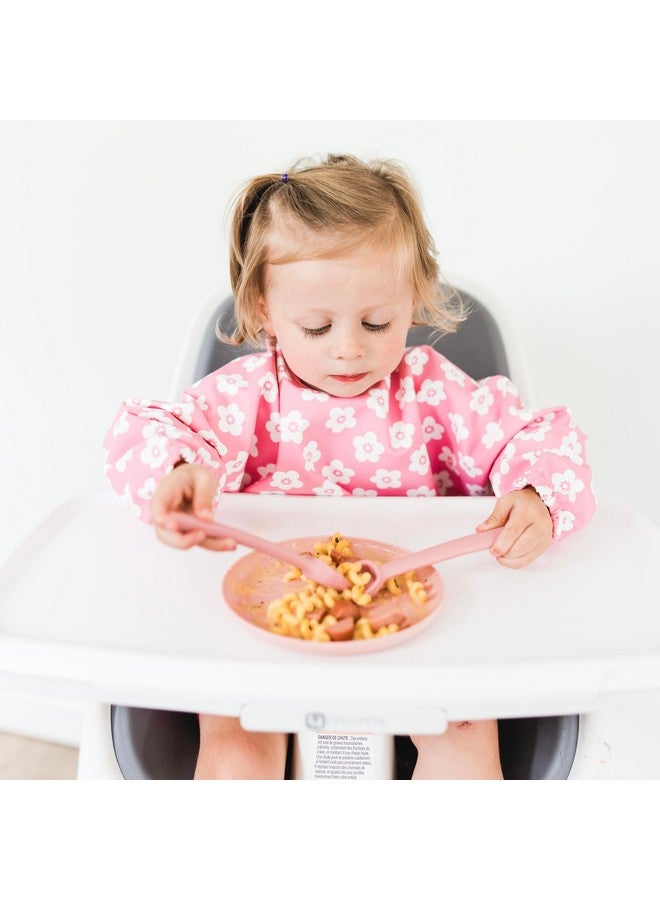 Ryan & Rose Ryan & Rose Ultimate Utensil Set of 3 Silicone Baby Spoons Silicone baby feeding set for baby led weaning, baby spoons self feeding 6 months, baby utensils, toddler utensils (Rose), Child - Image 5