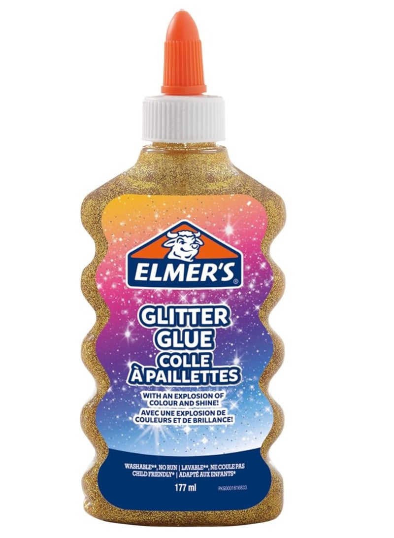 إلميرز غراء لامع قابل للغسل 177 مل ذهبي - Image 1