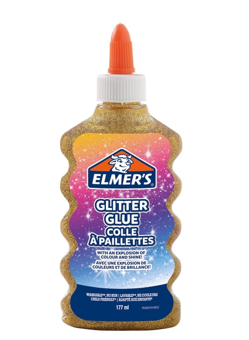 إلميرز غراء لامع قابل للغسل 177 مل ذهبي - Image 2