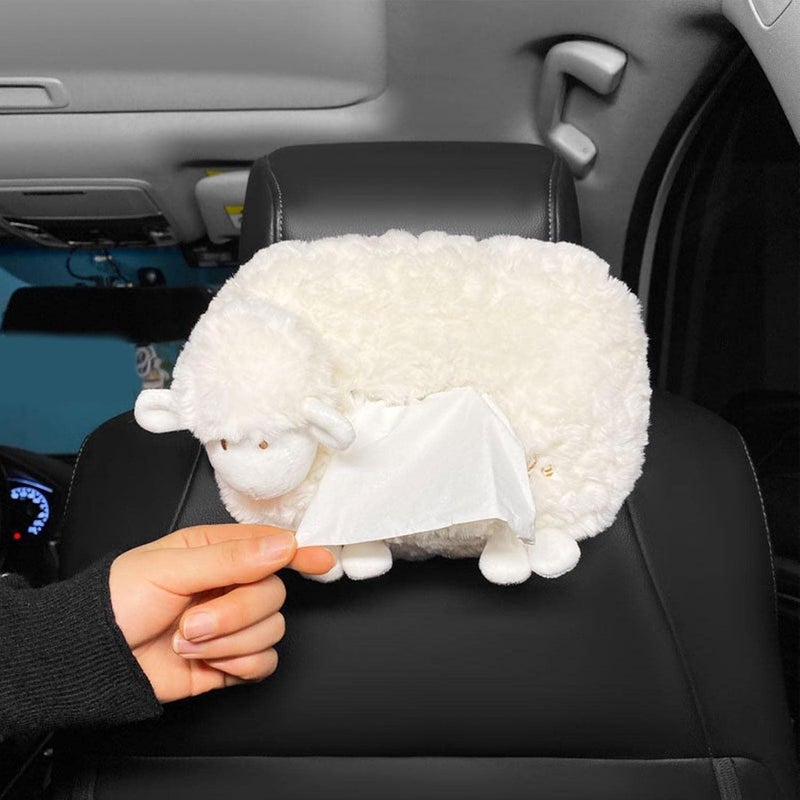 Animal Car Tissue Holder | Cartoon Car Headrest Pillow | 1Pc Cartoon Seat Belt Padding Shoulder Strap for Kids and Adults, Multiple Styles Available - Image 2