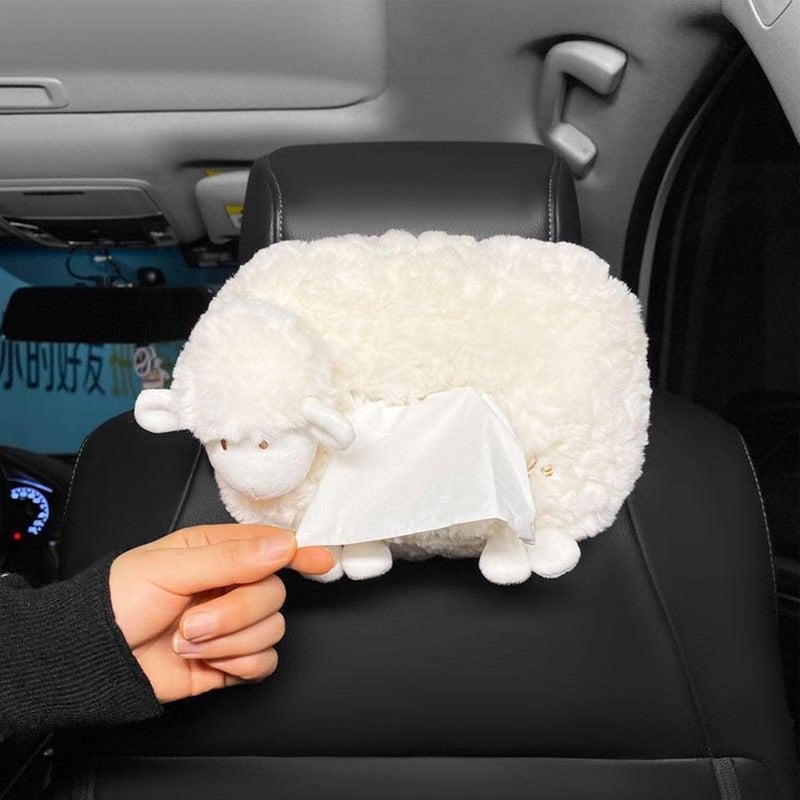 Animal Car Tissue Holder | Cartoon Car Headrest Pillow | 1Pc Cartoon Seat Belt Padding Shoulder Strap for Kids and Adults, Multiple Styles Available - Image 3