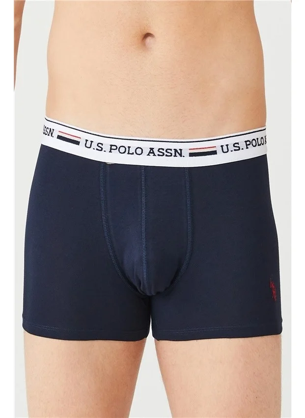 U.S. Polo Assn. Red Gray Navy Blue Lycra 3-Pack Men's Boxer