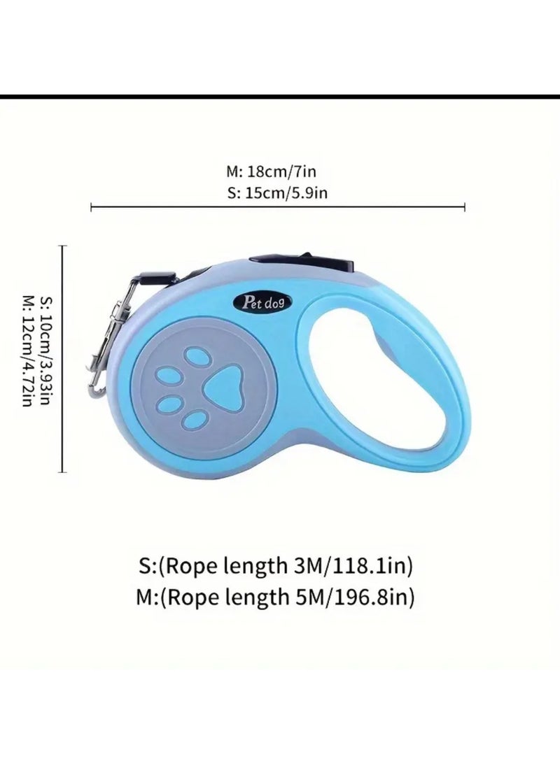 sharjah pigeon Retractable Dog Leash, Durable Nylon With One-Button Control, Great For Outdoor Walks & Travel With Small And Medium Pets - Image 4