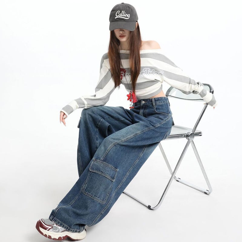Unisex Casual Daily Denim Jeans - Image 5