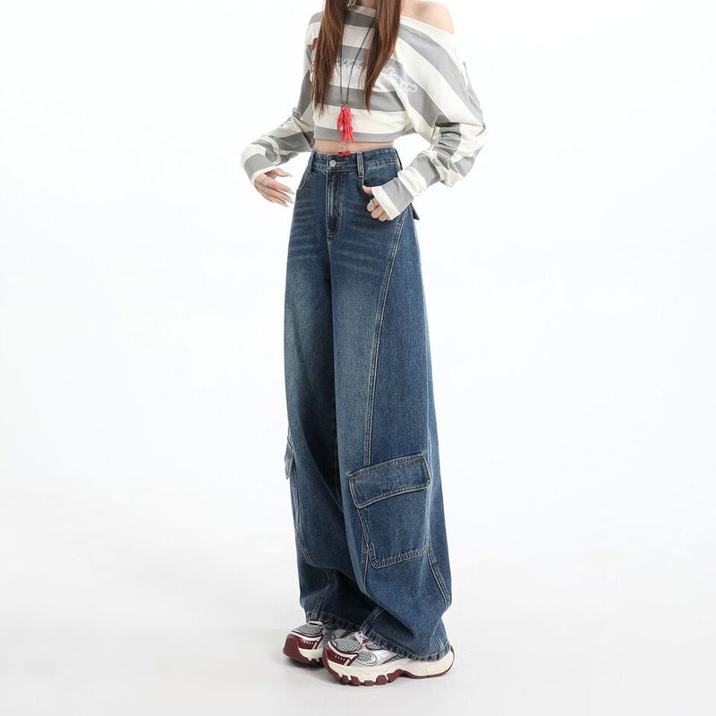 Unisex Casual Daily Denim Jeans - Image 3