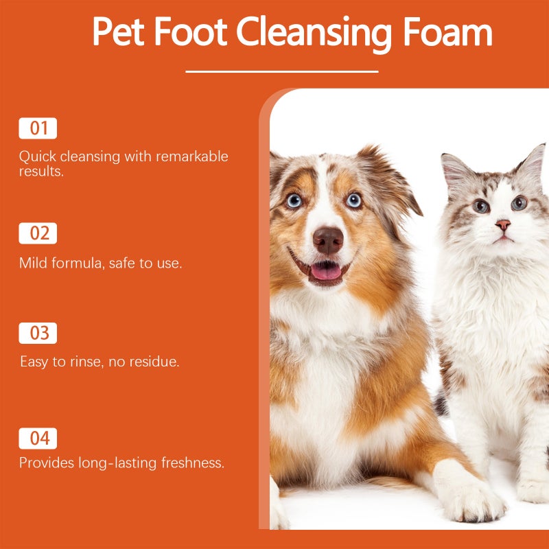 Eeljoy Pet Ear Cleaner Gentle Cleaning Of Cat And Dog Paws And Ears Earwax And Paw Pad Deodorizing Cleaner - Image 3