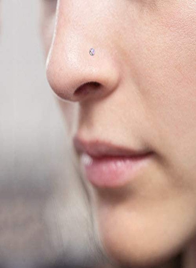 D.Bella Lip Rings Threadless Push in Tragus Earrings Surgical Steel Helix Conch Cartilage Earrings Piercing Jewelry for Women Men 16g 10mm - Image 4