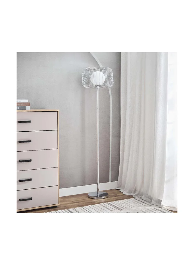 Home Box Javel Metal Floor Lamp with Metal Shade 39 x 162 x 39 cm