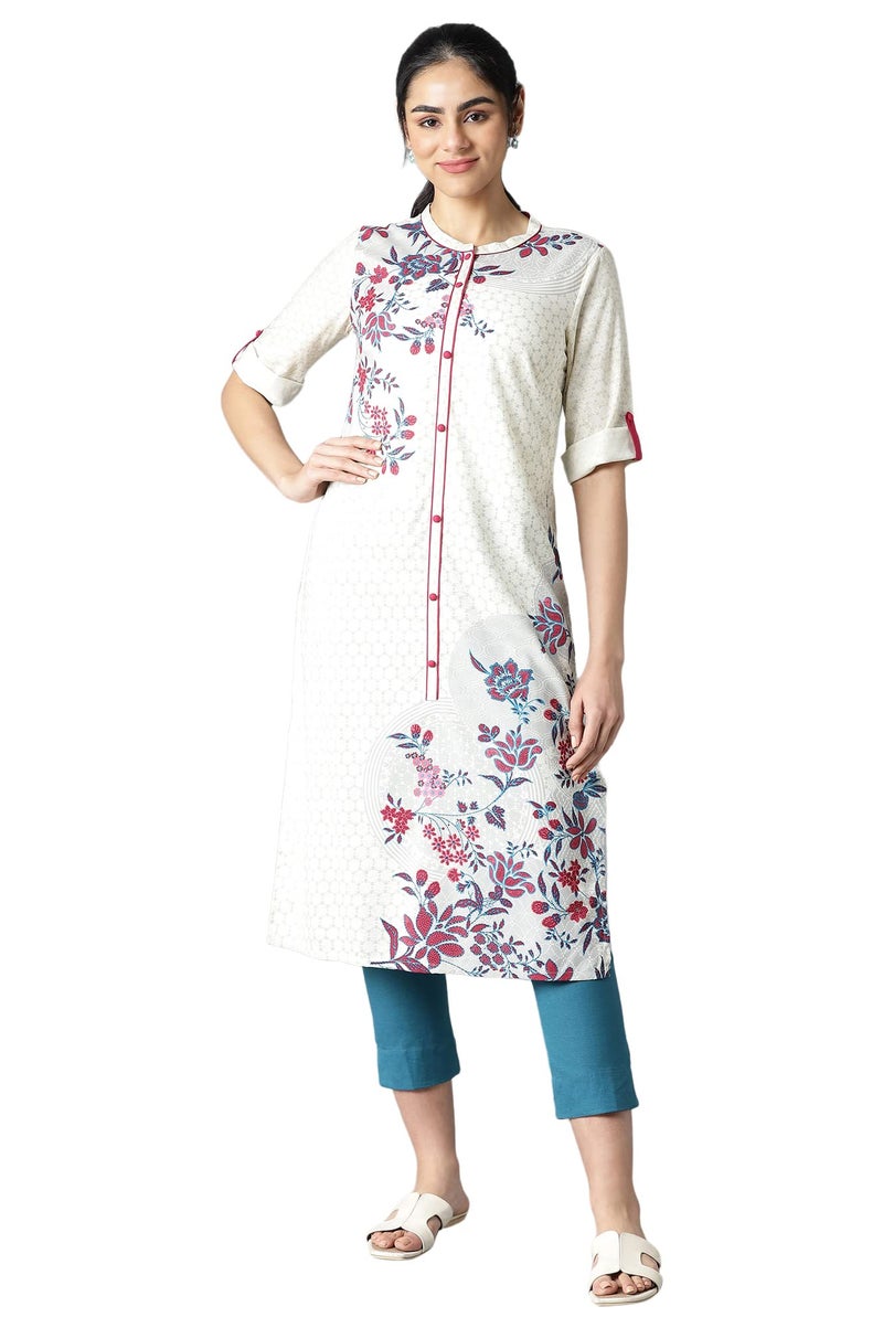 Aurelia Women's Regular Trousers (21AUA60015-603061_Corsair_M) - Image 5