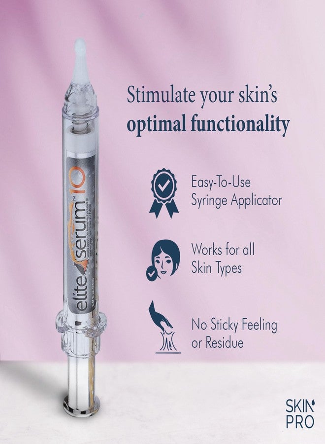 SkinPro سيروم سكين برو إلت 10 - سيروم طبيعي لمكافحة الشيخوخة حول العين وعلاج التجاعيد - مزيل لانتفاخات العين والهالات السوداء مع تركيبة متقدمة من حمض الهيالورونيك والكولاجين والأرجيريلين والبيبتيدات - Image 4