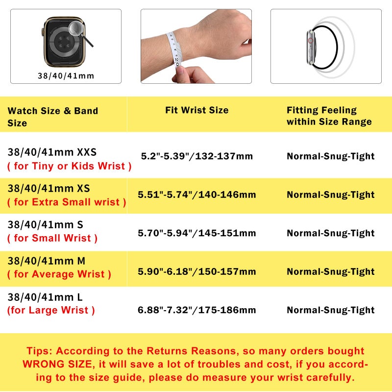 OMECKY Elastic Band Compatible with Apple Watch Band Series 11/10 42mm, 9/8/7 41mm, 6/5/4 40mm for Women Men, Nylon Stretchy Braided Solo Loop Sport Strap for iWatch SE 1/2/3, XS Starlight - Image 2