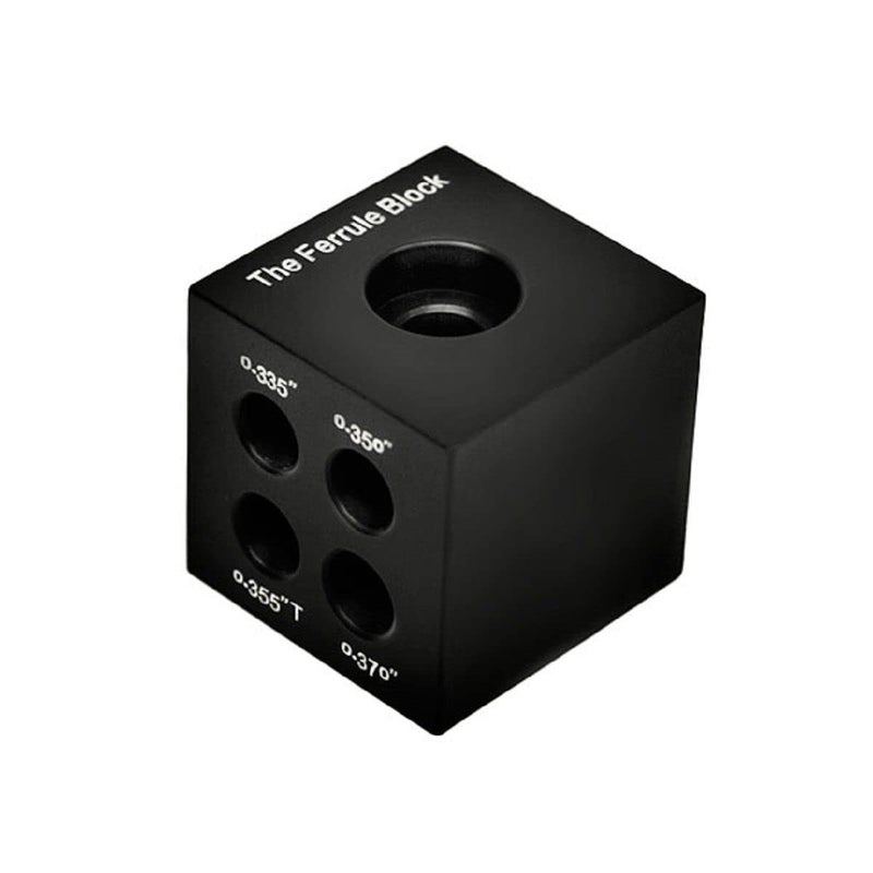 Hireko The Ferrule Block (Ferrule Installation Tool and Shaft Tip and Butt Measurement Gauge) Black - Image 1
