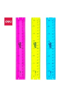 Deli Deli E6208 Playful Twistable Ruler - 20cm (8 inch) - Green/Red/Blue  - Image 4