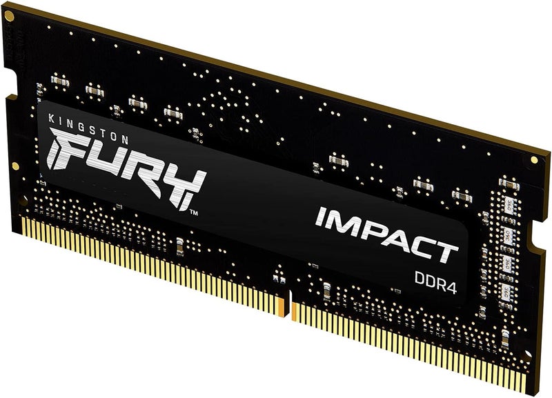 كينغستون كينجستون فيوري إمباكت 16GB DDR4 3200MT/s CL20 وحدة ذاكرة للابتوب - متوافقة مع إنتل XMP و AMD Ryzen - Image 1
