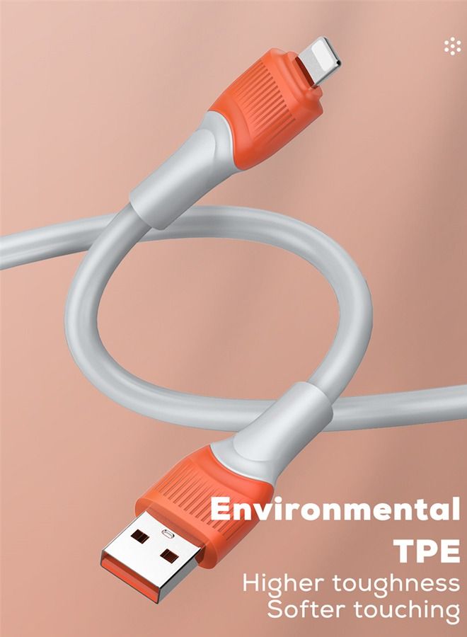 LDNIO 5 Universal Power Extension Cord with Multi Sockets Outlets Compatible With UK/UAE Plug, 3 Auto ID USB PD Ports For Mobile Charging, And 2m Extension Cord for Home, Office, Dorm Essentials & iPhone Charger Cable 3M USB-A to Lightning Cable Fast Charging Power Delivery 30W iPhone Charging Cable for iPhone 14/14 Pro/14 Plus/14 Pro Max, iPad Pro, iPhone 8-13 All Series & USB C Cable A to Type Data Cord Premium Compatible For Samsung Galaxy, MacBook Pro, Nintendo Switch, Huawei MateBook X Pro iPad Mini 6 2M White Bundle - Image 3