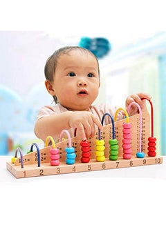 Tickles Tickles Wooden Calculation Shelf | Abacus Counting Addition Subtraction | Maths Learning Early Educational Kit Toy for Kids Boys & Girls, Ages 3+ Year (Multicolor)  - Image 3