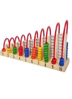 Tickles Tickles Wooden Calculation Shelf | Abacus Counting Addition Subtraction | Maths Learning Early Educational Kit Toy for Kids Boys & Girls, Ages 3+ Year (Multicolor)  - Image 1