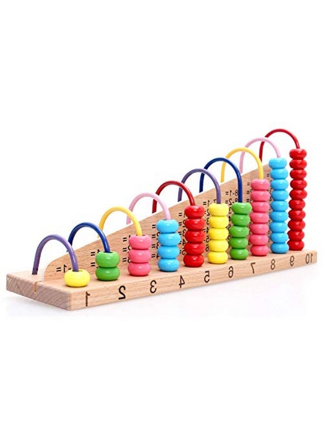 Tickles Tickles Wooden Calculation Shelf | Abacus Counting Addition Subtraction | Maths Learning Early Educational Kit Toy for Kids Boys & Girls, Ages 3+ Year (Multicolor)  - Image 5