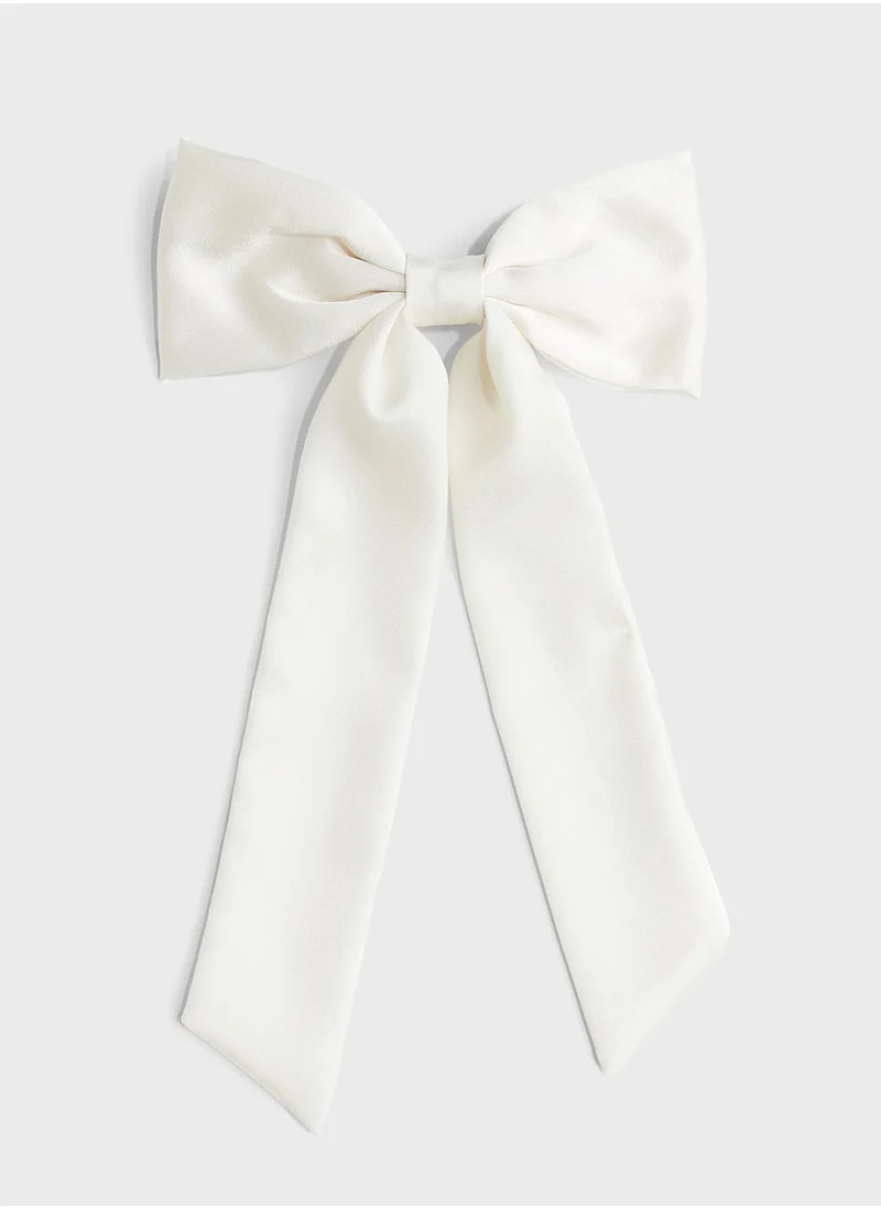 اتش اند ام Bow-Decorated Hair Clip