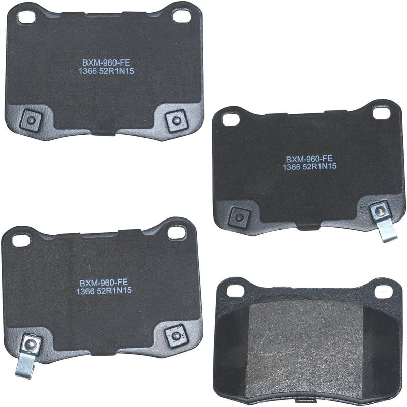 Bendix Premium SBM1366 Semi-Metallic Rear Brake Pads for Lexus IS F 2014-2008 - Image 1