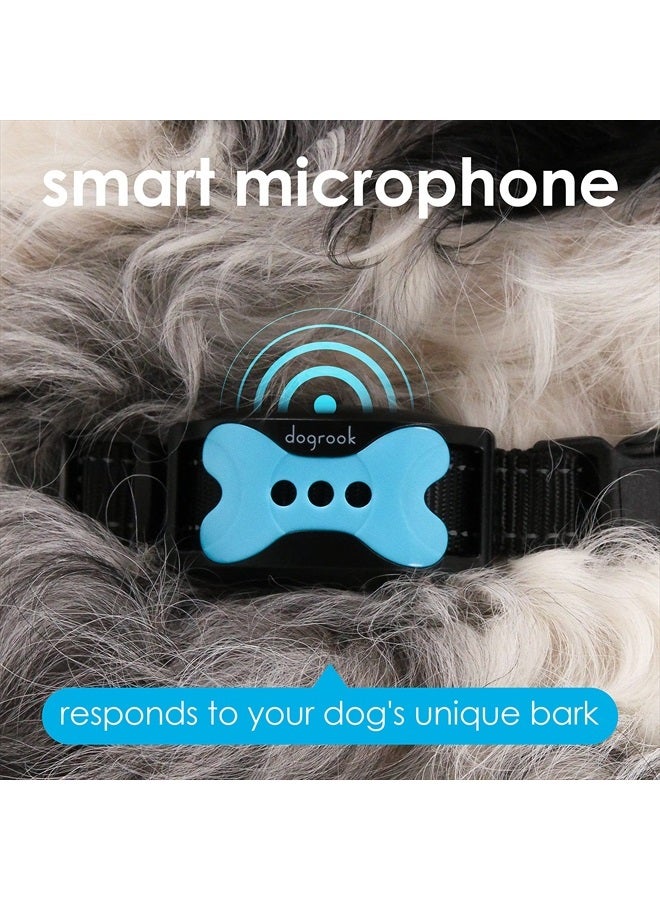 DogRook Dog Bark Collar - Rechargeable Smart Anti Barking Collar for Dogs - Waterproof No Shock Bark Collar for Small/Medium/Large Dogs - Anti Bark Collar for Dogs with 5 Sensitivity Levels - Image 4