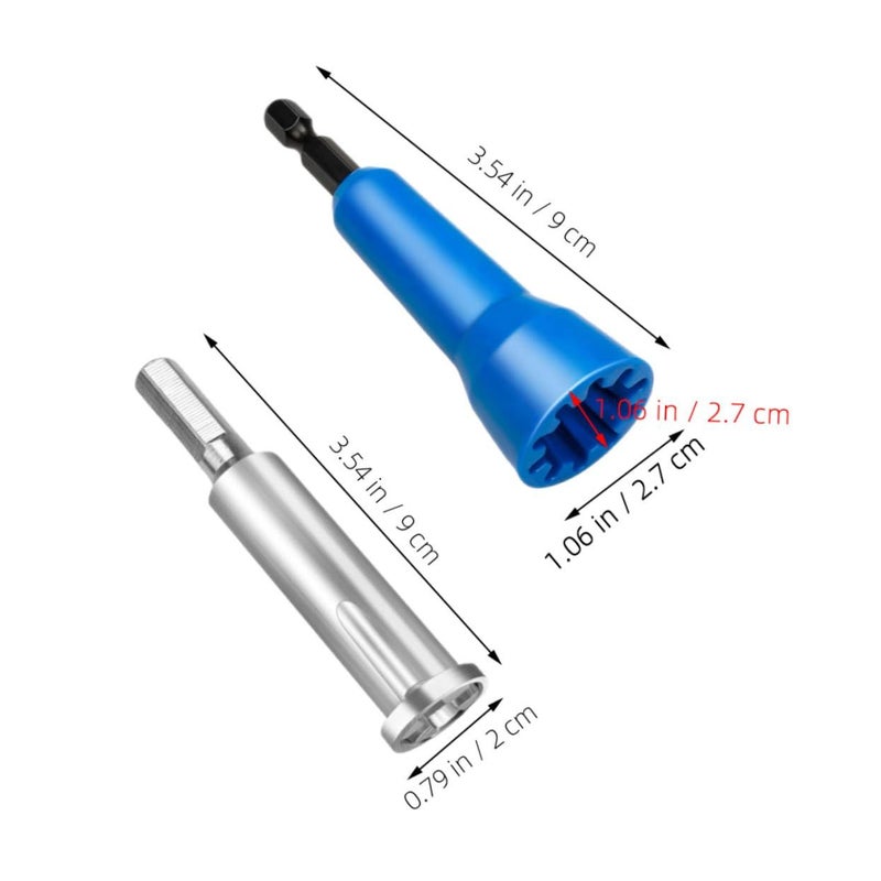 2Pcs Wire Twisting Tool for Electricians Compatible with Power Drill Efficient Bending and Stripping - Image 3