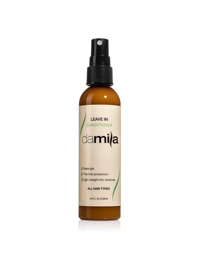 Damila - Keratin Leave In Conditioner Spray For Fine Dry Damaged And Curly Hair Detangles And Protects Against Heat Extends Your Keratin Treatment Sulfate And Paraben Free (4 Oz.) - Image 1