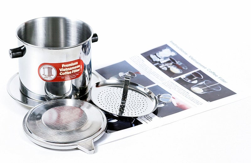 Thang Long Vietnamese Dripper Coffee Machine Filter. Suitable for Trung Nguyen Coffee- Gravity Insert, Extra large (15 oz) - Image 1
