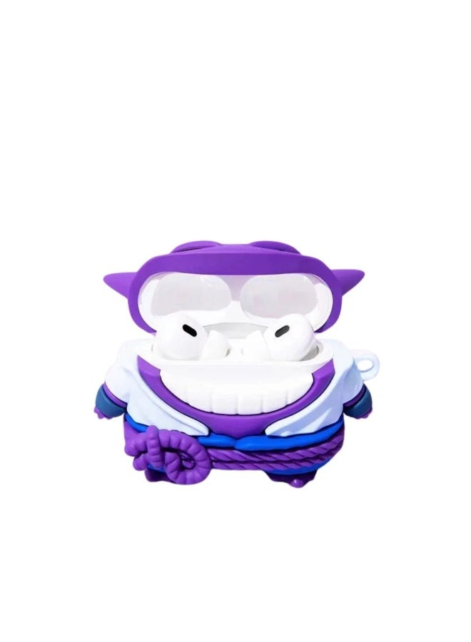 For AirPods Pro 3 Case 3D Cartoon Cute Silicone Earbuds Cover - Gengar - Image 3