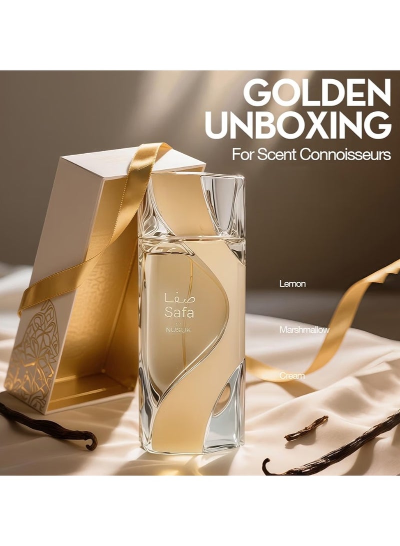 Nusuk Safa Eau de Parfum – 100ml | Floral Fruity Gourmand | Unisex - Image 3
