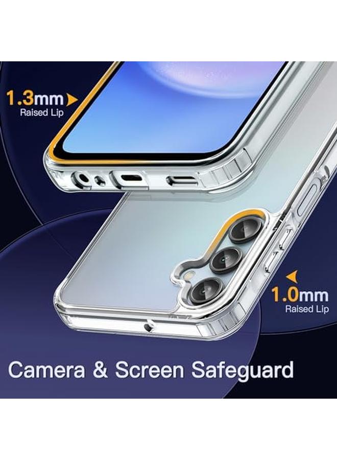 جي تيك حافظة لهاتف سامسونج جالاكسي A15 5G 4G مقاس 6.5 بوصة، غير قابلة للاصفرار، مقاومة للصدمات، غطاء حماية للهاتف مضاد للخدش، غطاء خلفي صلب شفاف من البولي كربونات - Image 5