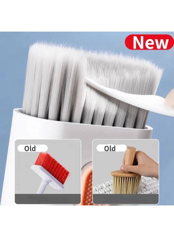 مجموعة أدوات تنظيف الإلكترونيات 3 في 1، لوحة مفاتيح الكمبيوتر، سماعة الأذن، أداة تنظيف الغبار، لكاميرا الهاتف والكمبيوتر المحمول كبيره - Image 3