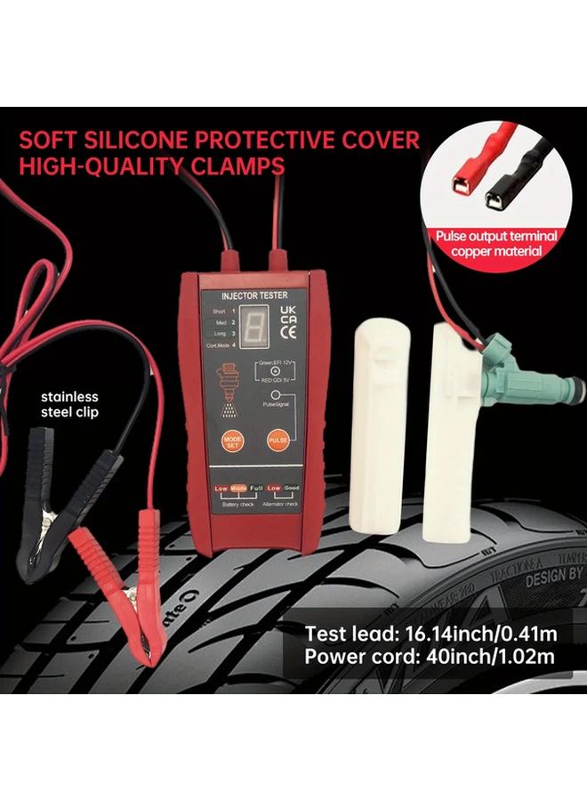 IT 920 Advanced Fuel Injector Tester With LED Display And Cleaning Tool - Image 5