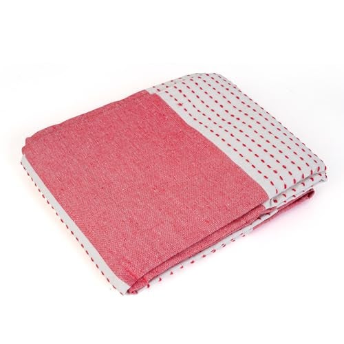 COMFORT WEAVE 100% Cotton Yarn-Dyed Multicolor Checks with 8 Seater Tablecloth, Sized 140cm Width and 240 cm Length, Pack of 1 Piece - Image 5