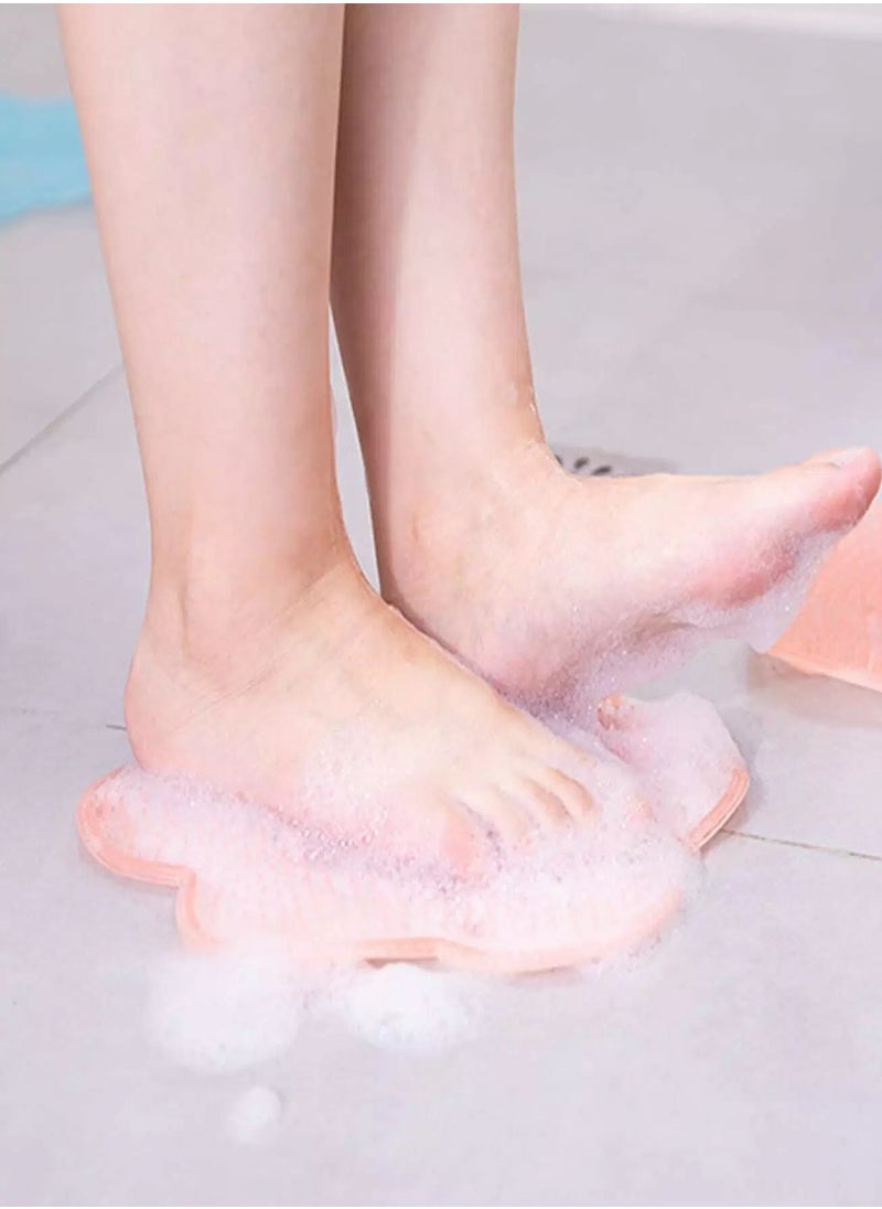 Generic - 1pc Flower Shaped Bath Foot Brush - Image 1