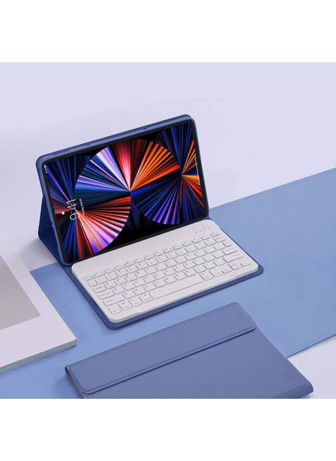 Generic For Lenovo Small P11 Flat Leather Case Pad Pro Protective Case Bluetooth Keyboard Wonderful Touch Backlight 11.5 Inch-Color:Smoked Clothes Purple-Bluetooth Keyboard-Product Type:Lenovo K10 Pro  - Image 1