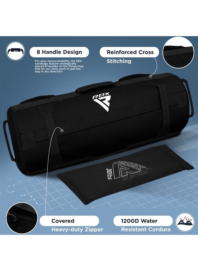 Rdx Sandbag for Fitness Weights Training, Unfilled Power Bags with Handles, 5-200 LBs Adjustable Weighted Slam Bag for Strength Powerlifting Running Heavy Workout Home Gym Exercise, Sold AS UNFILLED - Image 1