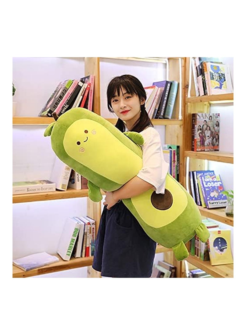 وسادة نوم للفتيات من القطيفة على شكل فاكهة الأفوكادو مقاس 70 سم - Image 2