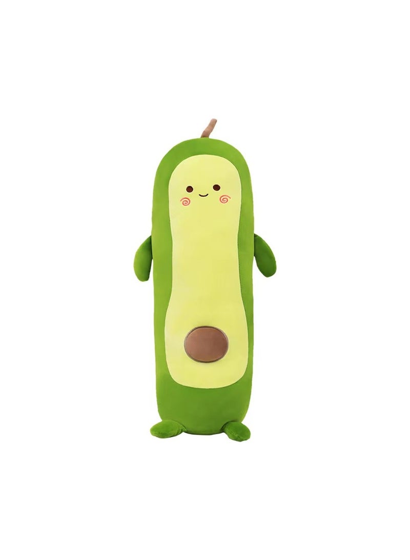 وسادة نوم للفتيات من القطيفة على شكل فاكهة الأفوكادو مقاس 70 سم - Image 1