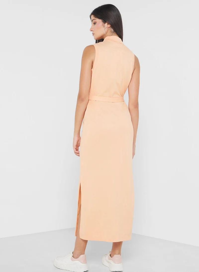 LACOSTE Tie Detail Dress