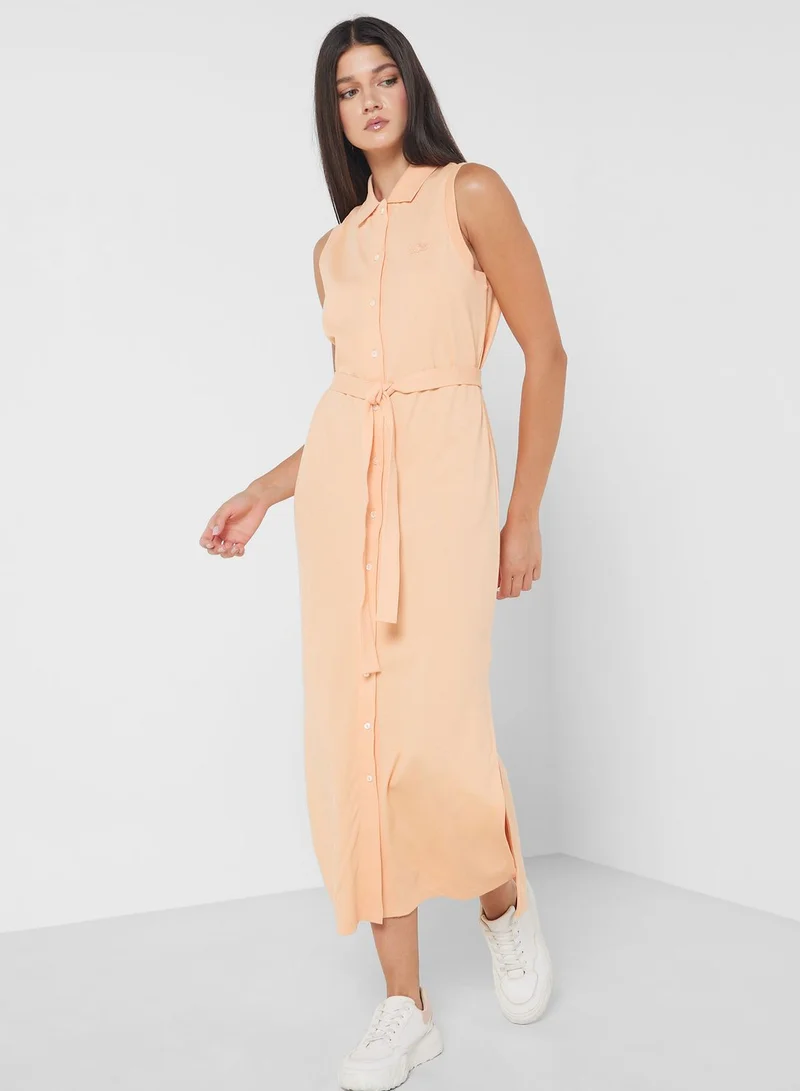 LACOSTE Tie Detail Dress