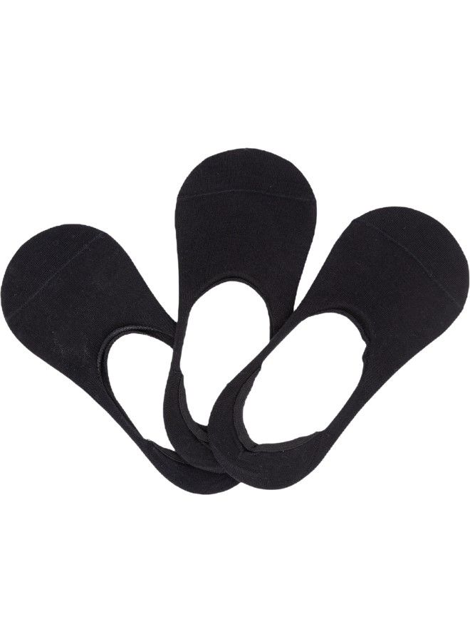 Carina Cotton Invisible Socks - 3 Pairs - Image 1