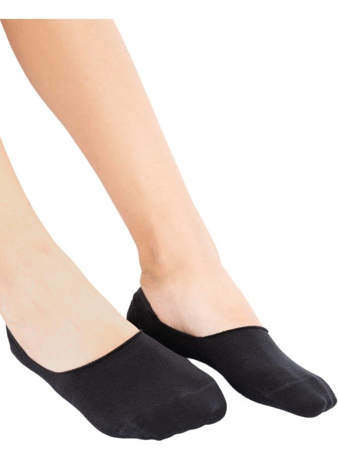 Carina Cotton Invisible Socks - 3 Pairs - Image 2
