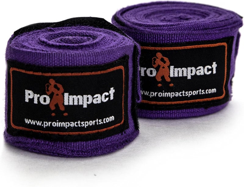 Pro Impact 180 Inch Mexican Style Boxing Hand Wraps – Stretchable Wrist & Knuckle Support for MMA, Muay Thai, Kickboxing, Heavy Bag & Combat Training – Men & Women - Image 1