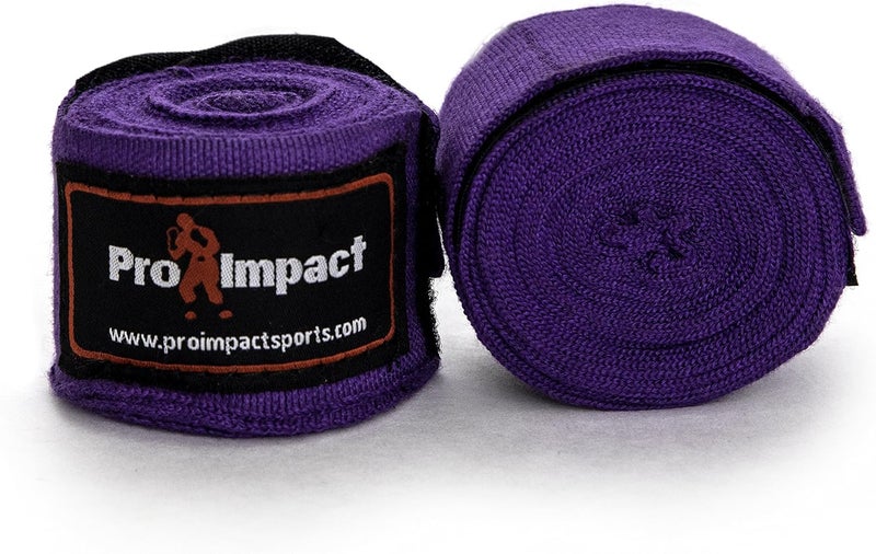 Pro Impact 180 Inch Mexican Style Boxing Hand Wraps – Stretchable Wrist & Knuckle Support for MMA, Muay Thai, Kickboxing, Heavy Bag & Combat Training – Men & Women - Image 3